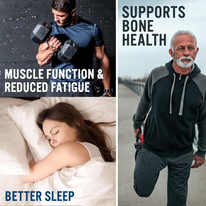 Applied Nutrition Tri-Magnesium Powder 3 in 1 - Magnesium Glycinate Supplements for Bone, Muscle, Nervous System Sleep Health - 300 mg per Serving (200g - 50 Servings) (Blue Raspberry) - Image 3