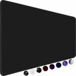 TEDNETGO Large Mouse Pad, Gaming Mouse Pad, Long Mouse Pads, Waterproof Extra Large Big Mouse Pad with Stitched Edge, XXL Non-Slip Black Computer Mousepad Desk Mat for Gamer, Office & Home, Black