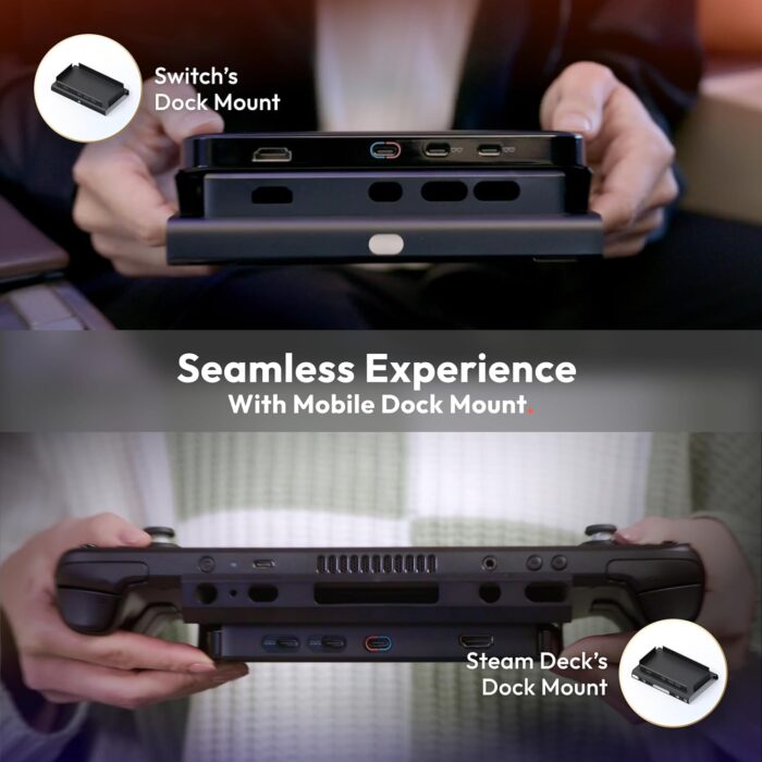 VITURE Pro Mobile Dock First-Ever Immersive XR Experience for Switch 2, Compatible with PS, Co-op Stream & Play, 2D/3D Content, fits Switch, Fire TV, HDMI Devices, for USB-C Display & XR/AR Glasses - Image 8