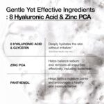 ANUA Hydrating Gentle Foaming Cleanser, Hyaluronic Acid, Glycerin, Zinc, Panthenol, Korean Face Wash for Dry Skin, for Double Cleansing, Korean Skincare (150ml/5.07fl oz.) - Image 7