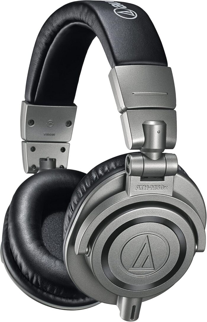 Audio-Technica ATH-M50XGM Professional Monitor Headphones, Gun Metal