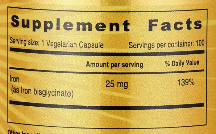 Sunshine Nutrition Iron 25 Mg, 100 Capsules | Supports Red Blood Cell Production | Gentle On Stomach & Non-Constipating - Image 4