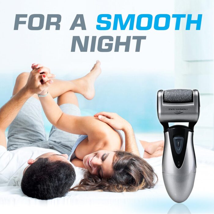 Electric Callus Remover for Feet: Best Pedicure Tools for Men by Own Harmony with 3 Rollers (Powerful), Electronic Pedi Spa Foot File Care - Perfect for Hard, Cracked, Dry, Dead Skin (USB Cable) - Image 6