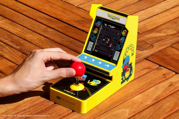 My Arcade Pac-Man Joystick Player:Officially Licensed Retro Gaming Console, 2 Game Modes Classic Arcade Machine, Portable Game for Kids and Adults - Image 4