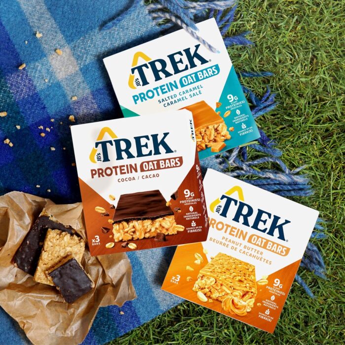 TREK High Protein Flapjack Biscoff - Gluten Free - Plant Based - Vegan Snack - 50 g x 16 Bars - Image 4