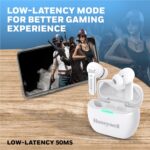 Honeywell Newly Launched Trueno U5100, in-Ear Wireless Hybrid ANC TWS Earbuds, with 33 dB ANC, Low Latency Mode, 6 mics, Bluetooth V5.2, 62 Hours of Playtime, 2 Years Manufaturer Warranty - Image 5
