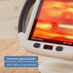 Beurer IL50 Infrared Heat Lamp, Soothing Heat For Colds And Muscle Tension, Infrared Light Therapy with 300 watts, Improves Blood Circulation, 100% UV Blocker, Medical Device - Image 6