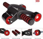 PROIRON AB Roller AB Wheel, 4 Wheels Foldable Ab Roller Wheel Exercise Equipment Innovative Ergonomic Noise-Free Abdominal Roller with Anti-Slip Handles for Abs&Core Workout - Image 4