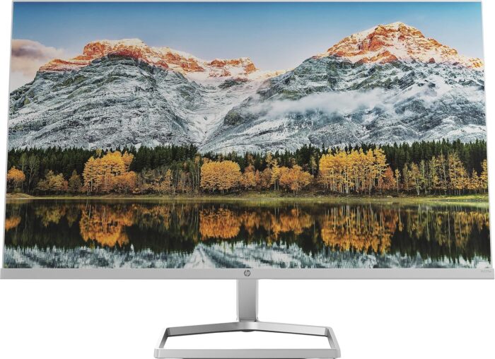 HP M27fw Full HD 27″ IPS LCD Monitor with AMD FreeSync 2021 Model – Silver White