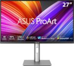 ASUS ProArt Display 27” 4K HDR Professional Monitor (PA279CRV) - IPS, UHD (3840 x 2160), 99% DCI-P3/Adobe RGB, ΔE < 2, Calman Verified, USB-C PD 96W, DisplayPort, Daisy-Chain, Height Adjustable