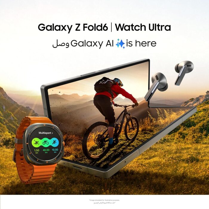 Samsung Galaxy Watch Ultra Smartwatch, Titanium White, 47mm, LTE, Health Monitoring, Fitness Tracker (UAE Version) - Image 9