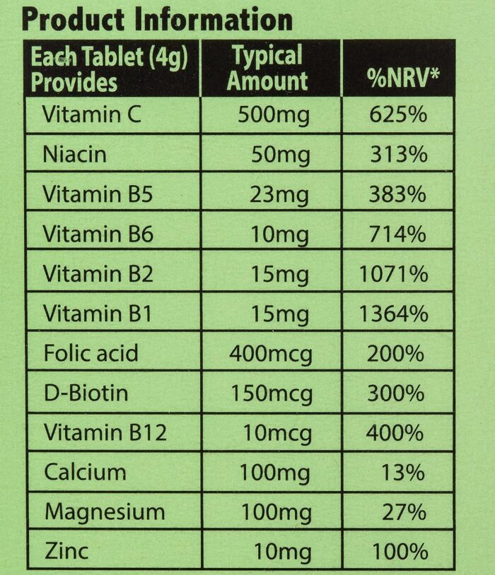 Sunshine Nutrition Calcium + Magnesium + Zinc Effervescent 20 Tablets | No Added Sugar | Orange Flavor | 80 Grams - Image 3