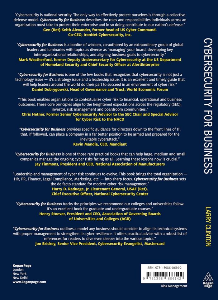 Kogan Page Cybersecurity for Business: Organization-Wide Strategies to Ensure Cyber Risk Is Not Just an IT Issue - Image 2