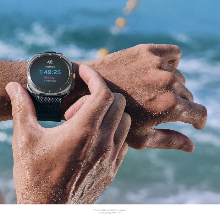 Samsung Galaxy Watch Ultra Smartwatch, Titanium White, 47mm, LTE, Health Monitoring, Fitness Tracker (UAE Version) - Image 8