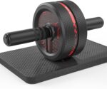 PROIRON Ab Roller Wheel, Ab Wheel Exercise Equipment for Core Workout with Anti-Slip Handles Abdominal Exercise for Home Gym Fitness Equipment with Knee Pad