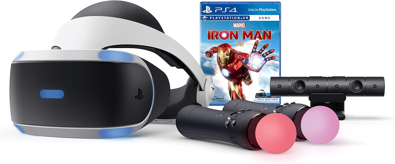 RPlay Play-Station VR Marvel’s Iron Man VR Bundle: Play-Station VR Headset, Camera, 2 Move Motion Controllers and Marvel’s Iron Man VR Digital Code – ACBLI USW HDMI_Cable
