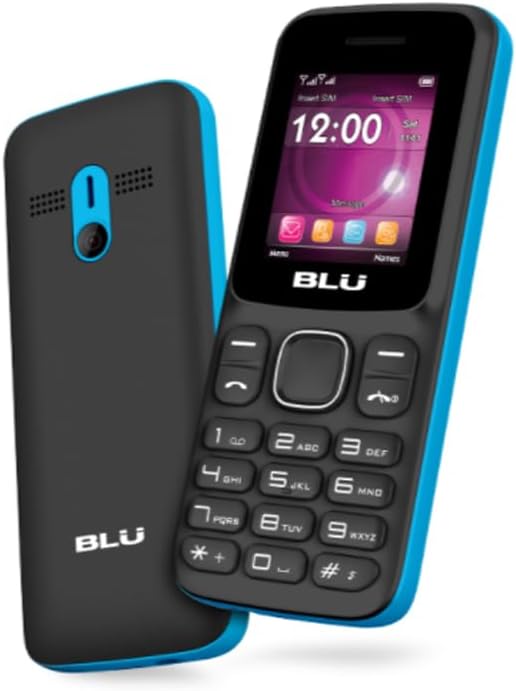 BLU Z4 Z190 Unlocked GSM Feature Phone w/Built-in Flashlight – Blue