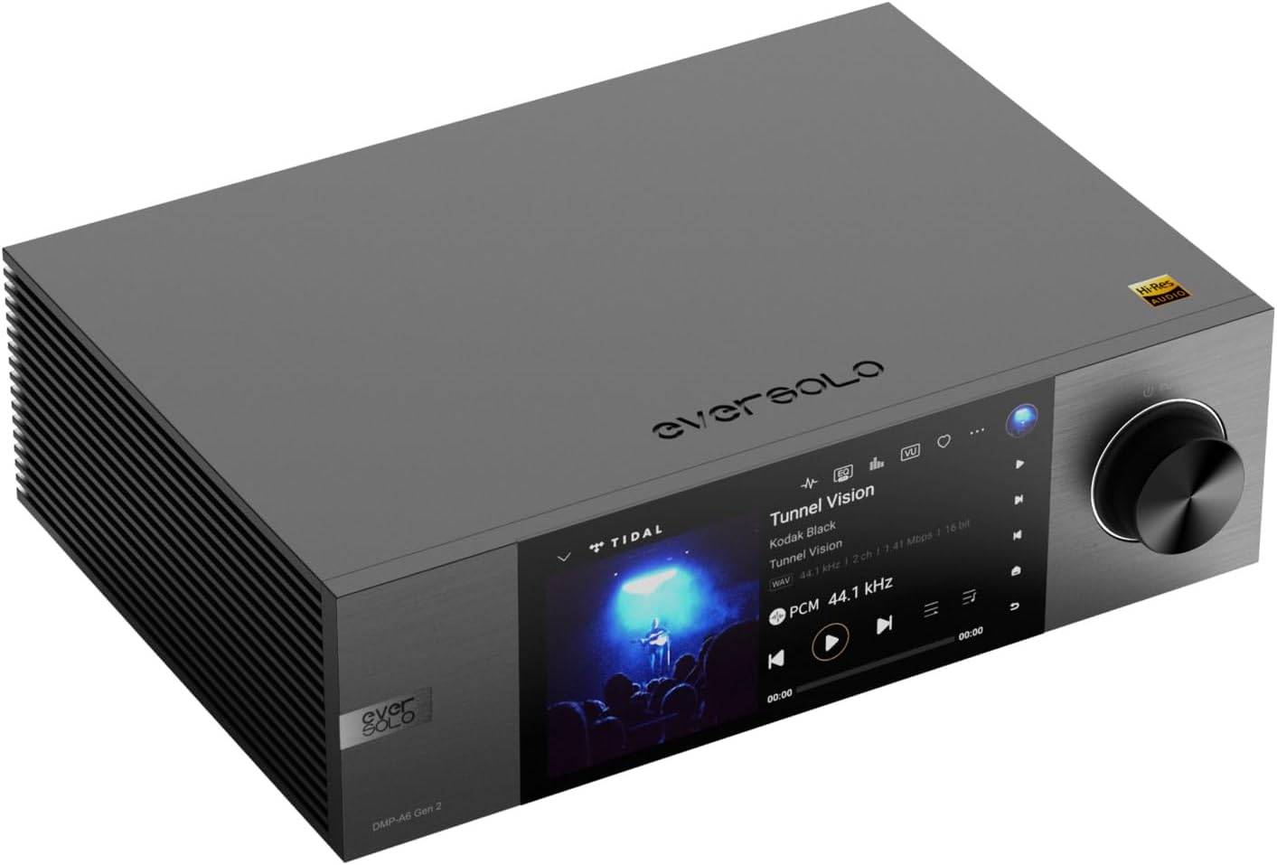 EVERSOLO DMP-A6 Gen 2 Hi-Fi Music Streamer, Wireles Digital Music Streamer, DAC, Music Service&Streaming Qobuz, Tidal&More, DSD512, EOS Audio Engineer, Native Multi-Channel DSD, Exclusive App