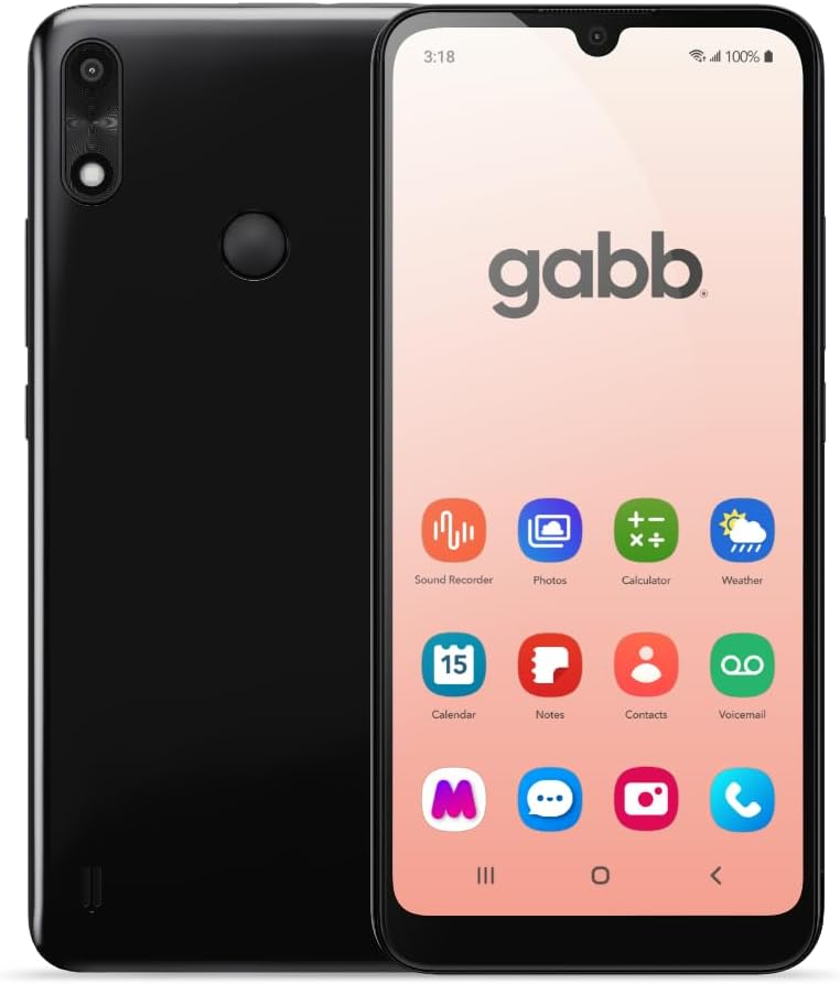 Gabb Phone 4: The Perfect First Phone for Kids – Safe Apps, No Social Media/Internet Browser, GPS Tracking, Parental Controls, Talk & Text, 30 Activation Fee