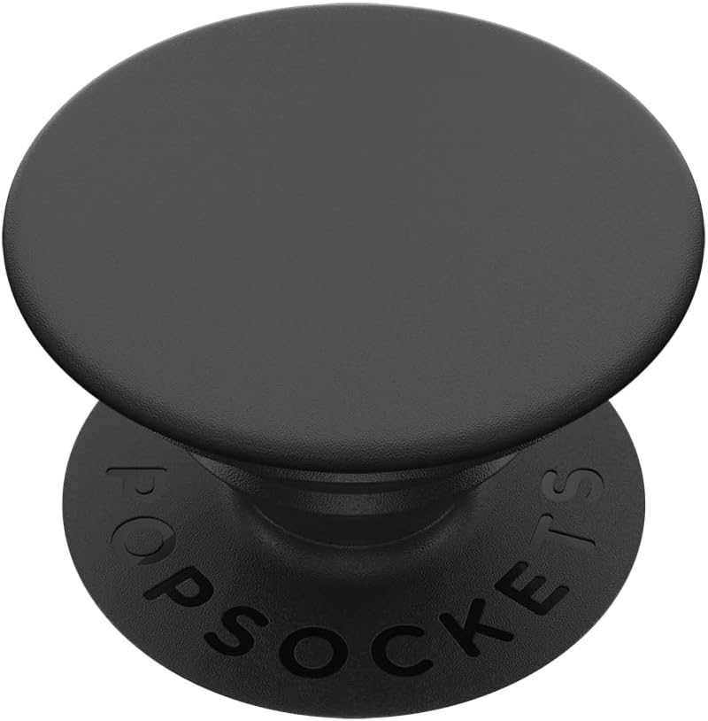​​​​PopSockets Phone Grip with Expanding Kickstand, Adhesive Grip – Black