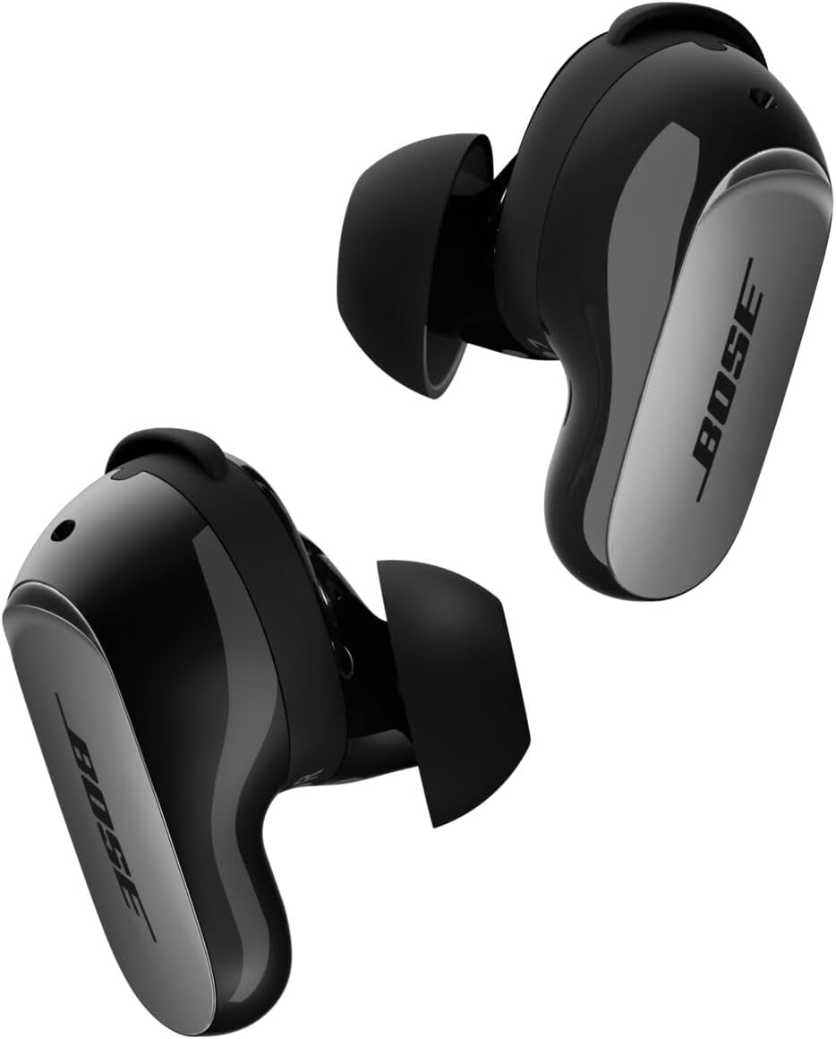 Bose New QuietComfort Ultra Earbuds (2nd Gen) – Wireless Noise Cancelling Earbuds with Mic, Immersive Audio, USB-C Charging, Up to 6 Hours Battery, IPX4 Rating, Black