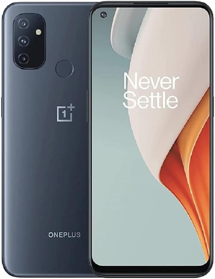 OnePlus Nord N100 LTE 4GB(RAM)+64GB 90Hz Display (T-Mobile/Sprint Unlocked) BE2012 Long Lasting Battery Smartphone – Midnight Frost (Renewed)