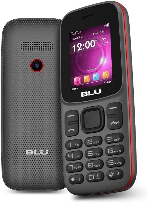 BLU Z5 Z210 1.8″ 2G Cell Phone 32MB VGA GSM Unlocked Dual SIM (Grey)