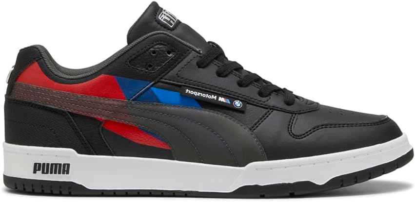 PUMA Mens BMW M Motorsport Rbd Game Low Lace Up Sneakers Shoes Casual – Black