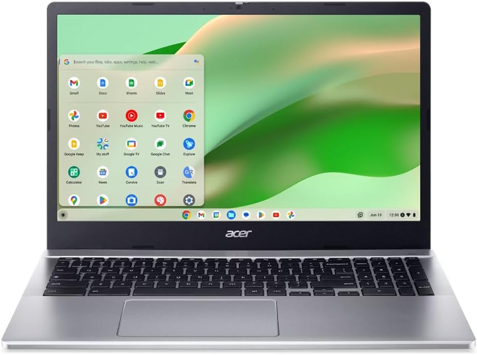 acer Chromebook 315 CB315-5HT-C7U5 15.6″ Touchscreen Chromebook – Full HD – Intel N100-4 GB – 64 GB Flash Memory – English (US) Keyboard Silver Intel None NB Chipset Chip 1920 x 1080 Chromeo (Renewed)