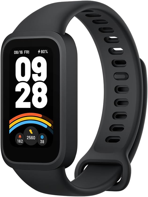 XIAOMI Smart Band 9 Active Global Version 1.47” Display 18-Day Battery Life Modes All-Day Health and Fitness Monitoring 5ATM (Black)