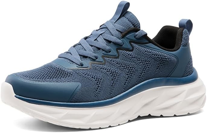 Men’s Comfortable Walking Lightweight Mesh Shoes Running Tennis Athletic Gym Workout Cross Training Sneakers