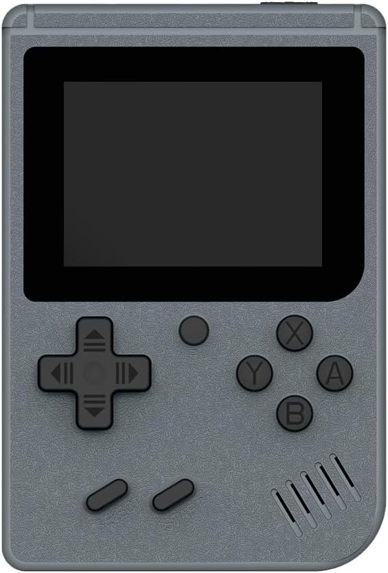 Retro Handheld Game, 3.0 inch LCD Screen Portable Gaming, 1020mAh Rechargeable Battery, Mini Electronic Gaming Player Xmas Birthday (Grey)