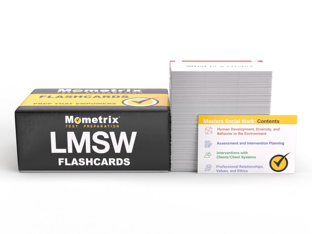 LMSW Exam Prep 2025-2026 Study Cards: Social Work Help for the ASWB Masters Licensing Exam with Practice Test Questions [Full Color]