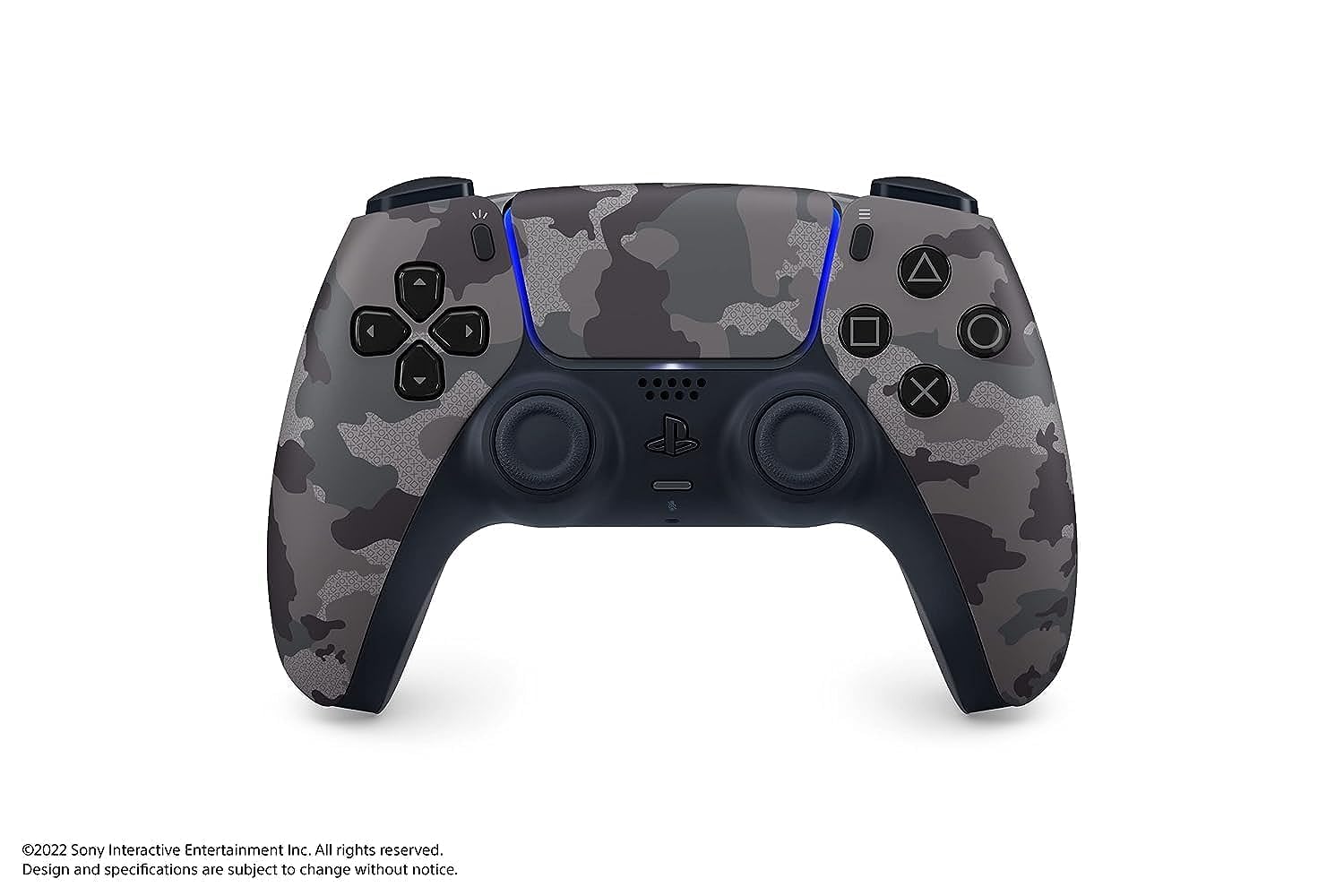 PlayStation Sony 5 DualSense Wireless Controller – Gray Camouflage (Renewed)