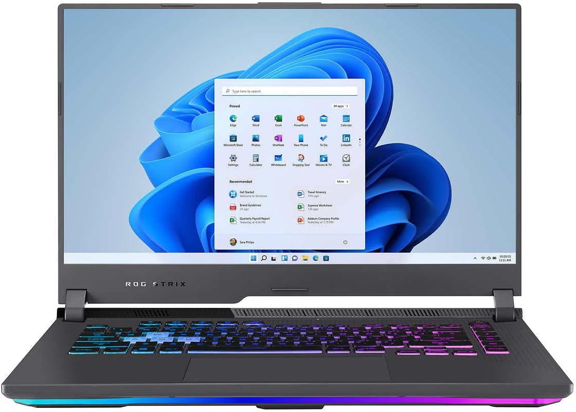 ASUS ROG Strix G15 Gaming Laptop AMD Ryzen 7 4800H 8-Core NVIDIA GeForce RTX 3060 6GB GDDR6 15.6″ 144Hz FHD IPS Display 16GB DDR4 512GB SSD Wi-Fi 6 Backlit Keyboard 720p HD Camera Win11 Pro