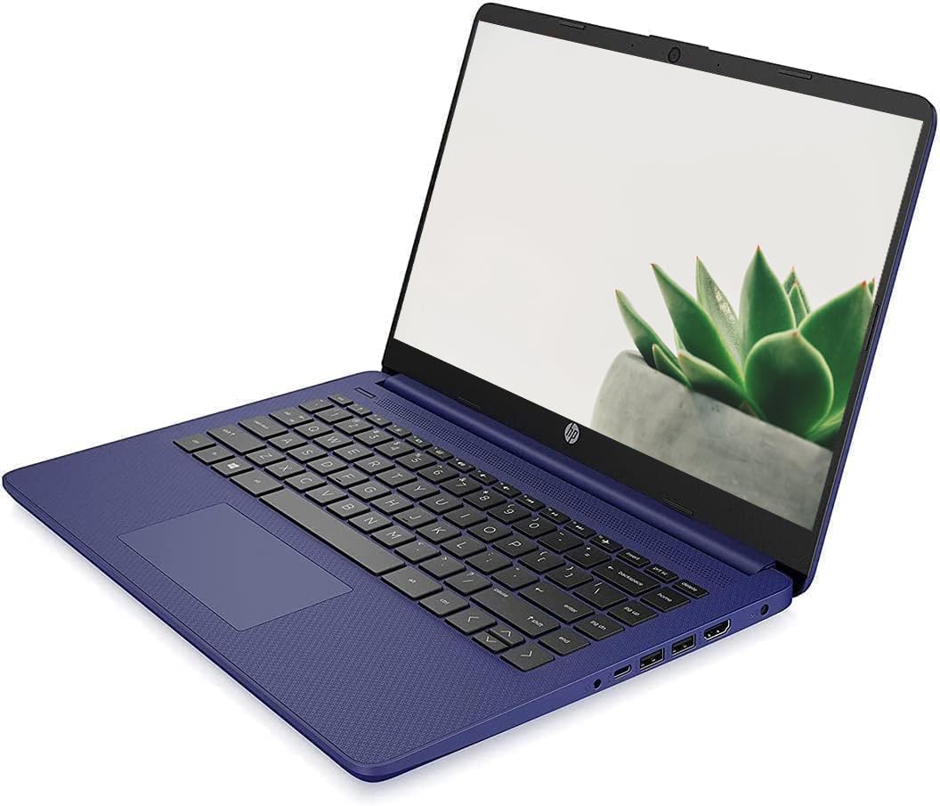 HP Portable 13.8″ HD Touchscreen IPS Laptop, Intel Celeron N Processor Up to 2.78GHz, 4GB DDR4, 64GB SSD, HDMI, Webcam, Bluetooth, Windows 11, Dale Blue (Renewed)