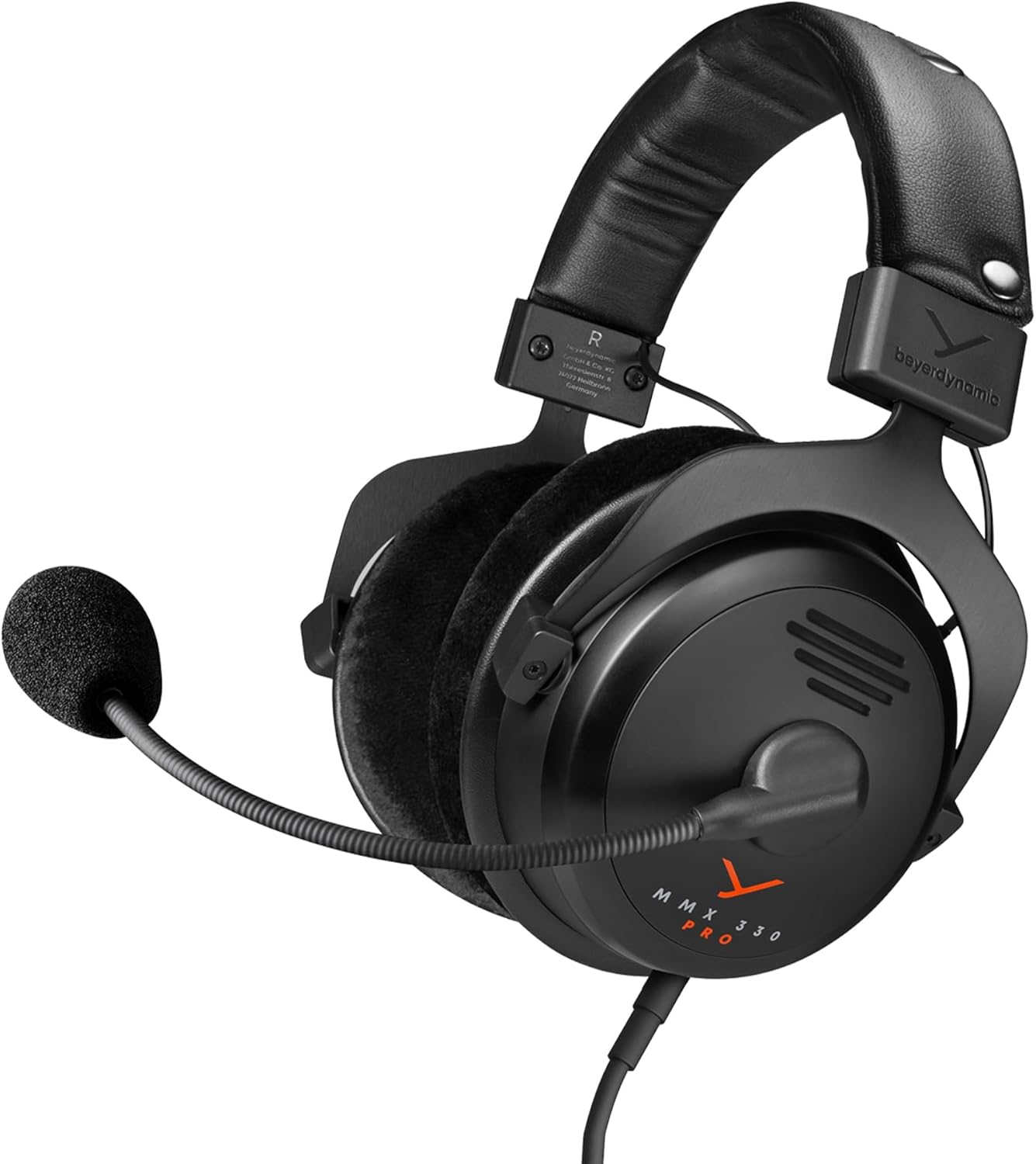 beyerdynamic MMX 330 Pro Open-Back Gaming Headset with Stellar.45 Driver and Condenser Microphone, Wired Gaming Headset Suitable for PC, Xbox, PlayStation and Nintendo Switch. Handmade in Germany