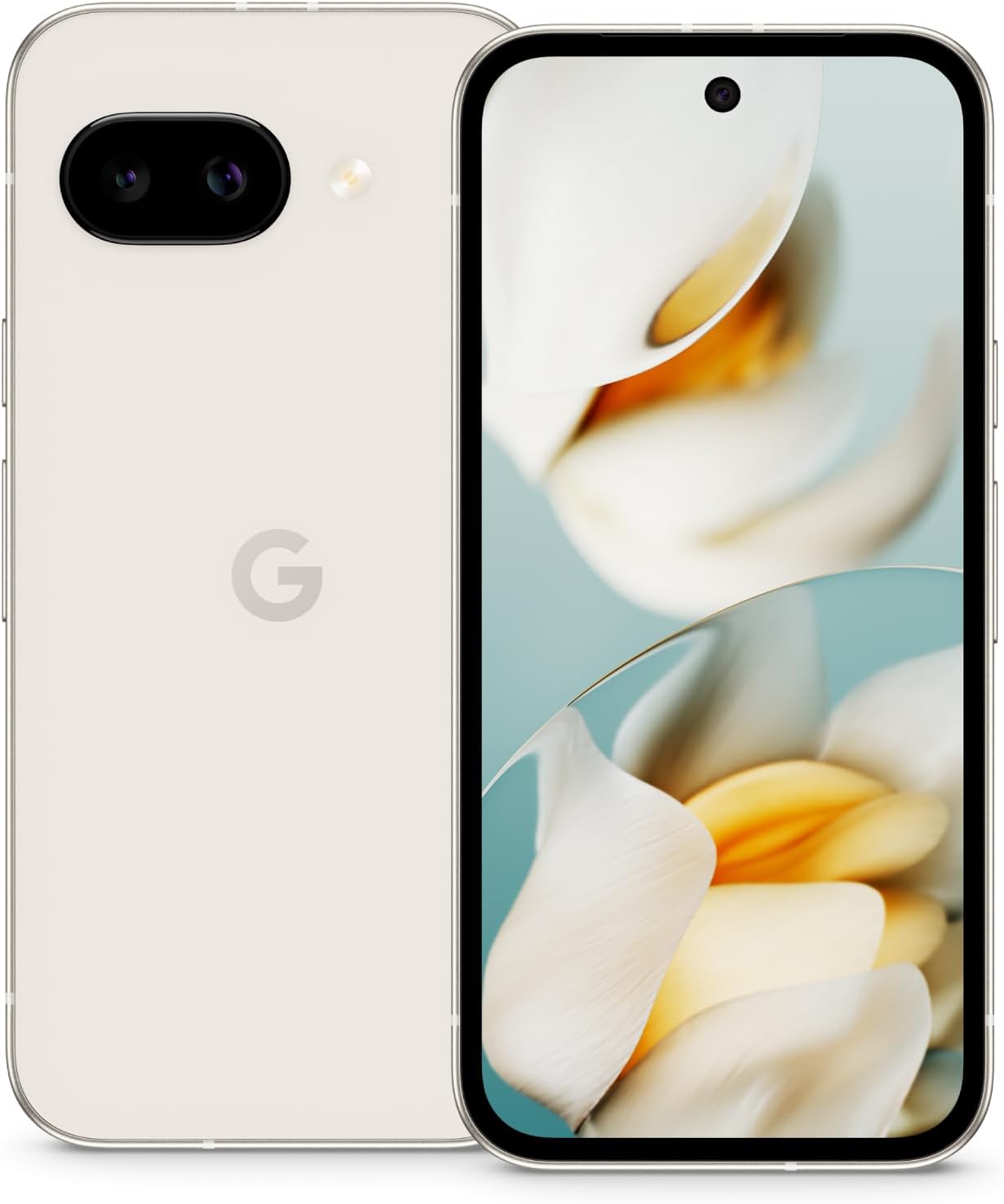 Google Pixel 9a with Gemini – Unlocked Android Smartphone with Incredible Camera and AI Photo Editing, All-Day Battery, and Powerful Security – Porcelain – 128 GB