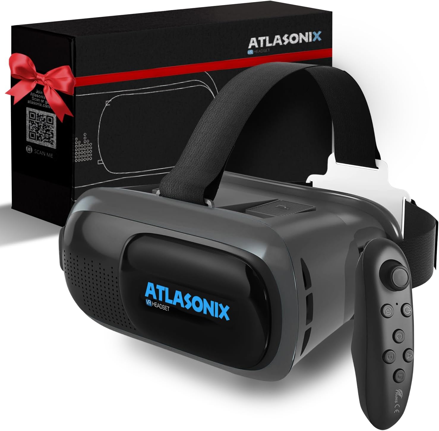 VR Headset for Kids – Virtual Reality Headset, VR Headset for Phone – with Controller | Virtual Reality Game System for iPhone and Android | 3D Virtual Reality Goggles with Remote Control