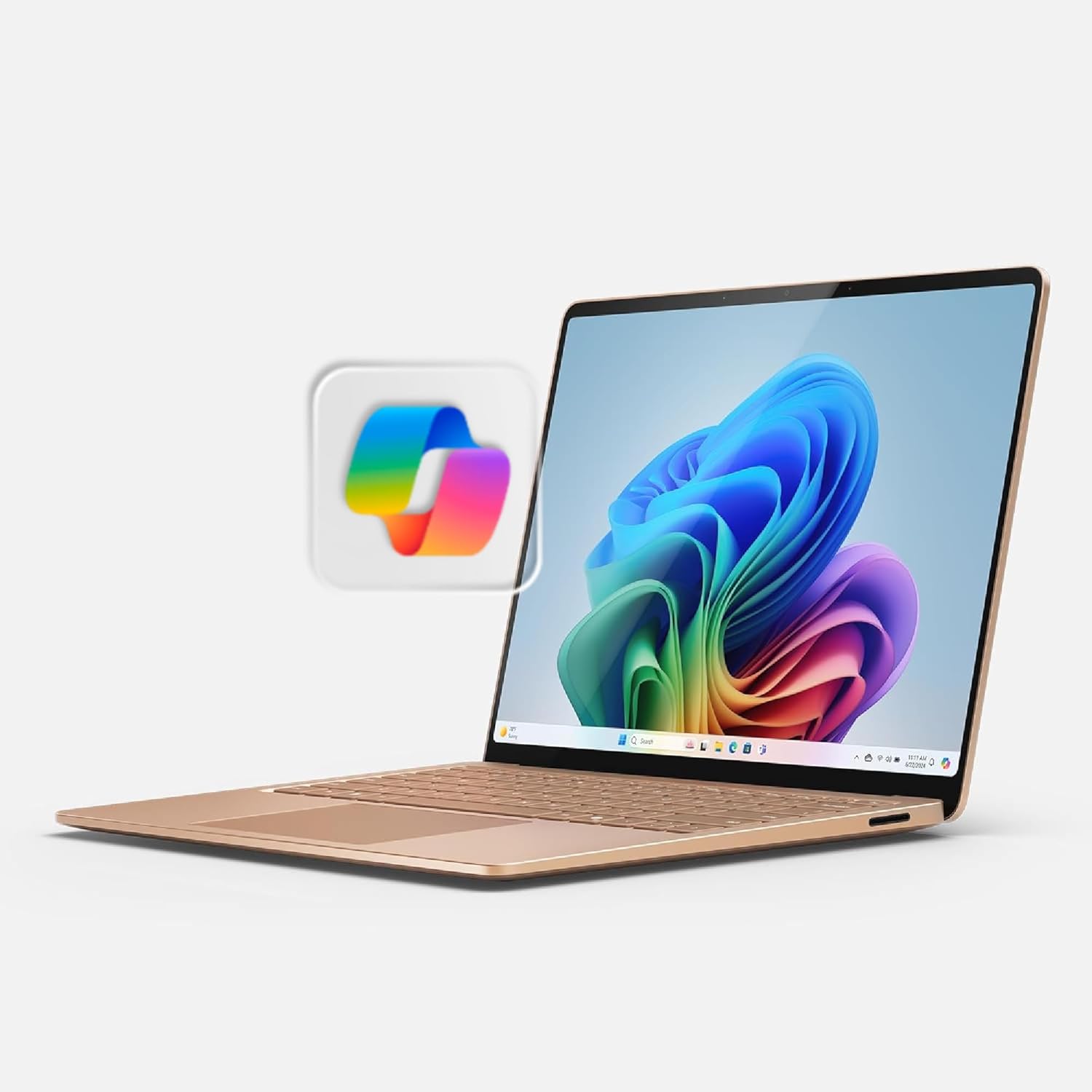 Microsoft Surface Laptop (2024), Windows 11 Copilot+ PC, 13.8″ Touchscreen Display, Snapdragon X Elite (12 core), 16GB RAM, 1TB SSD Storage, Dune