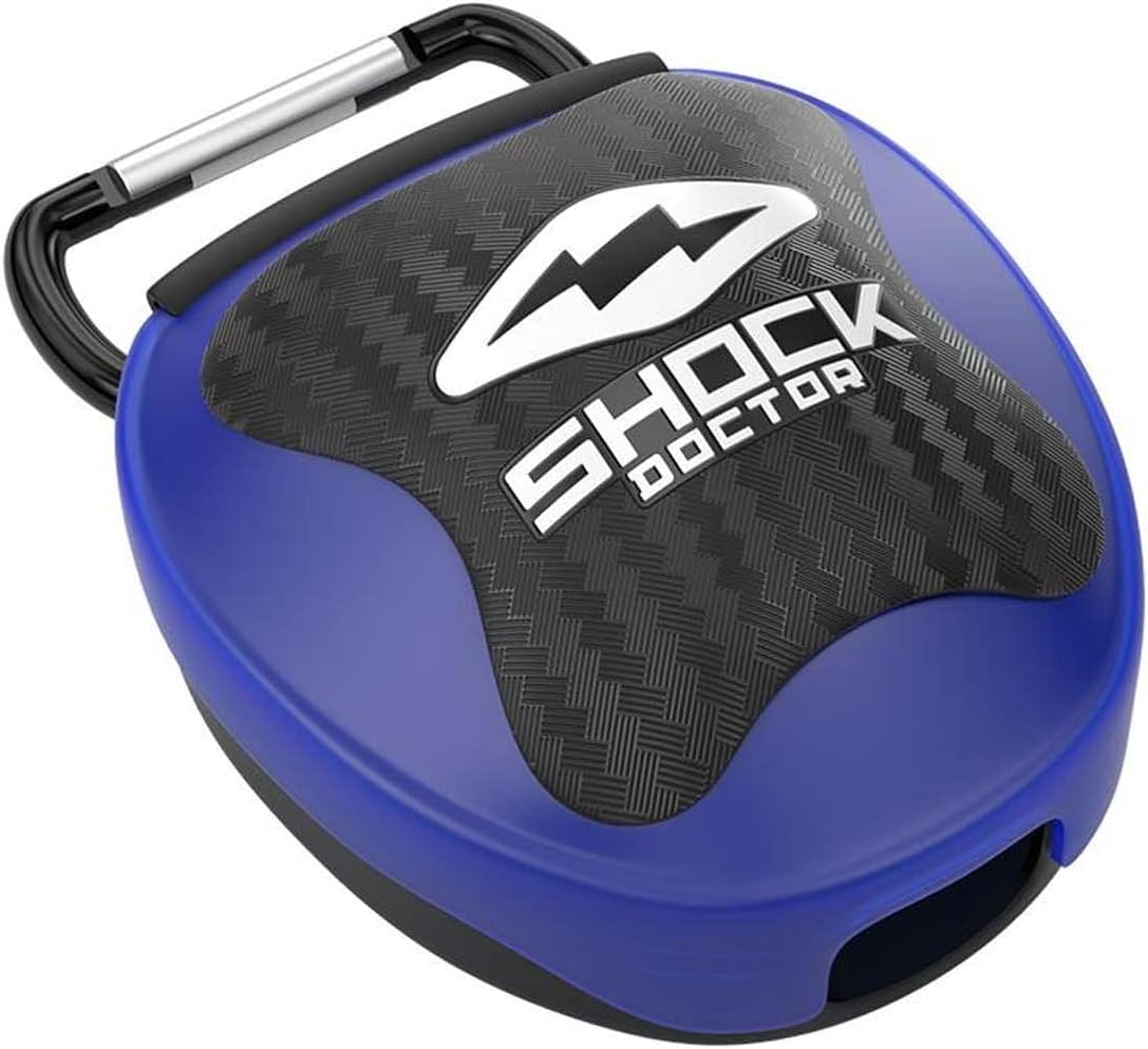 Shock Doctor Mouth Guard Case, Ventilated, Universal Storage for Mouthguard, Adult & Youth Sizes