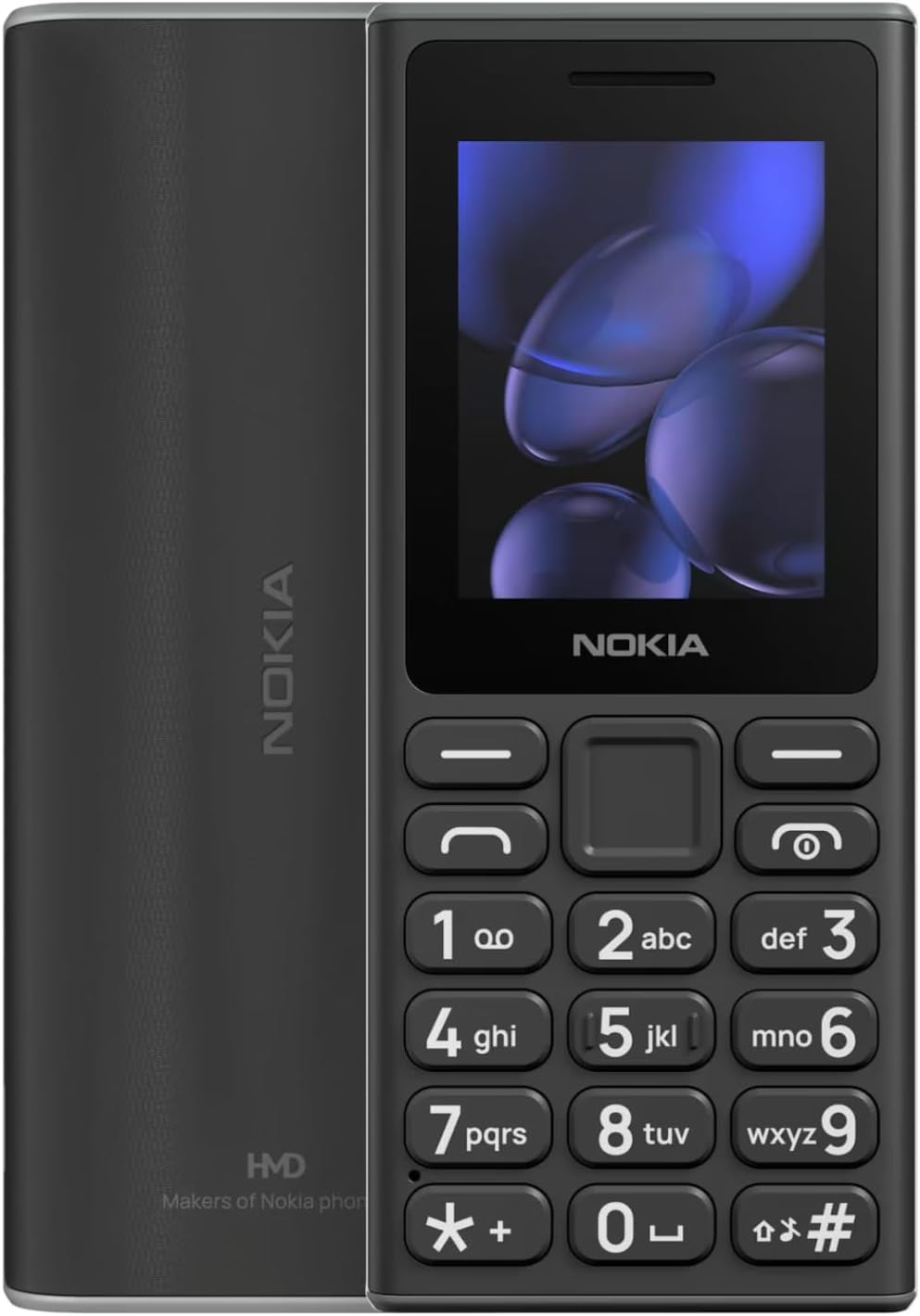 Nokia 105 2G (TA-1683) Dual Sim | International Model | Feature Phone with 2G Capabilities Only | Not for Verizon, Sprint, Xfinity, ATT, Cricket – (Black)