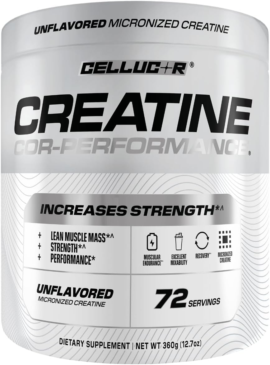 Cellucor Cor-Performance Creatine Monohydrate for Strength and Muscle Growth, 72 Servings