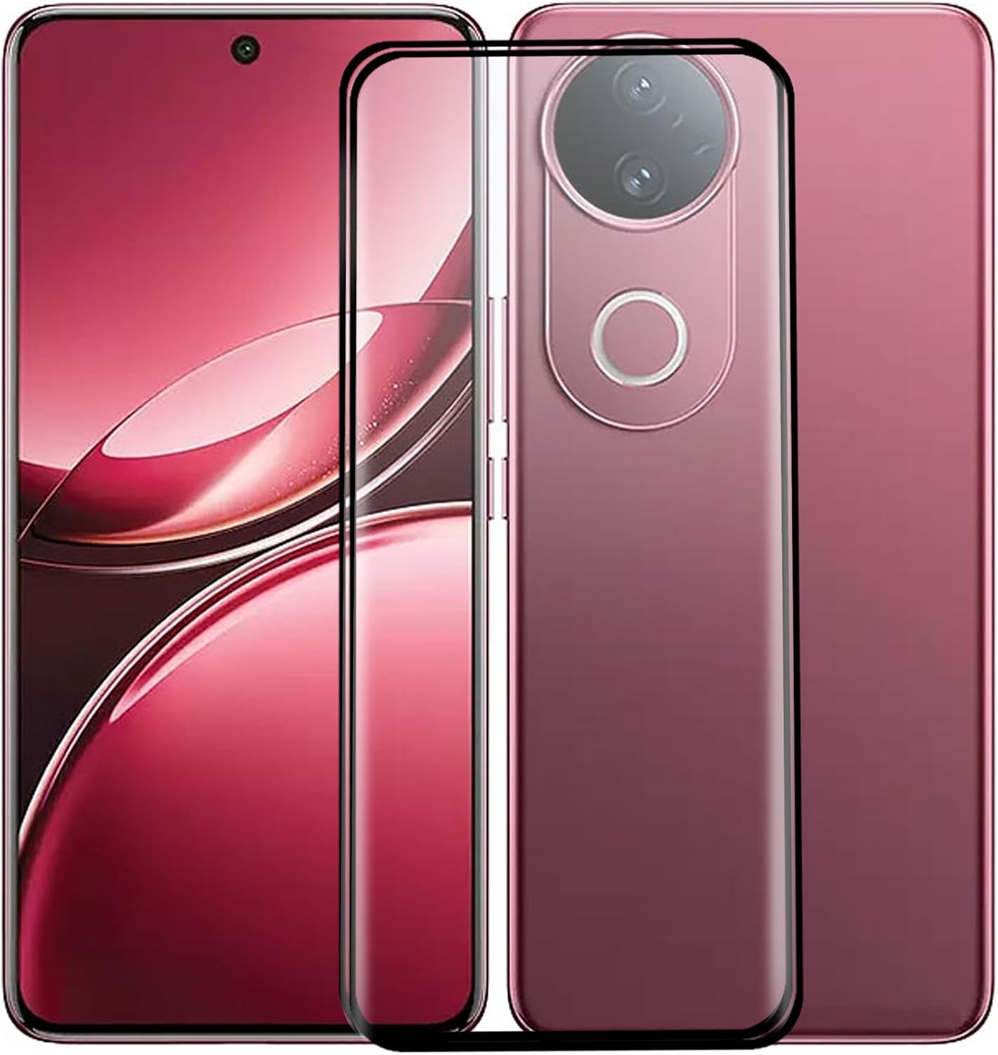 Tempered Glass for Vivo V50 Screen Protector [6.77″] [2 Pack] [9H Hardness] [Protect your phone screen]