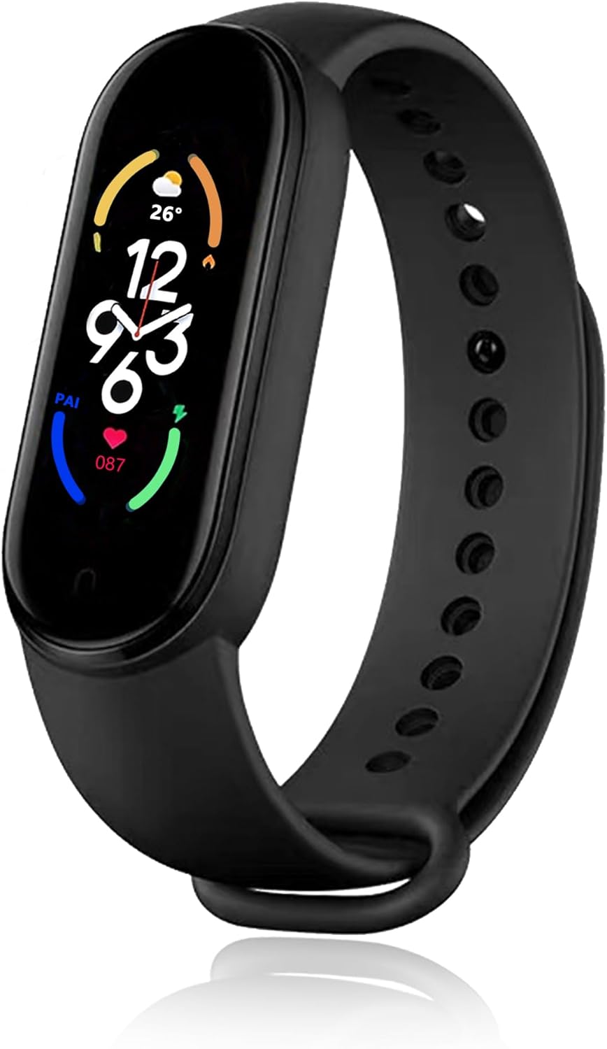 Fitness Tracker Watch, 4-7 Day Battery Life, Pedometer, Blood Oxygen, Heart Rate, Sleep & Stress Monitoring, Waterproof, Stopwatch, Remote Photo Taking, Activity Tracker for Men and Women
