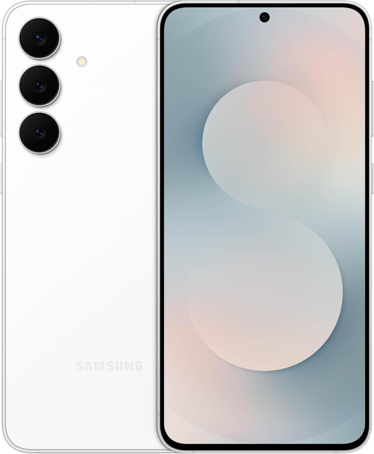 Samsung Galaxy S25 FE Cell Phone (2025), 128GB AI Smartphone, Unlocked Android, Large Display, 4900mAh Battery, High Res-Camera, AI Photo Edits, Durable, US 1 Yr Warranty, White