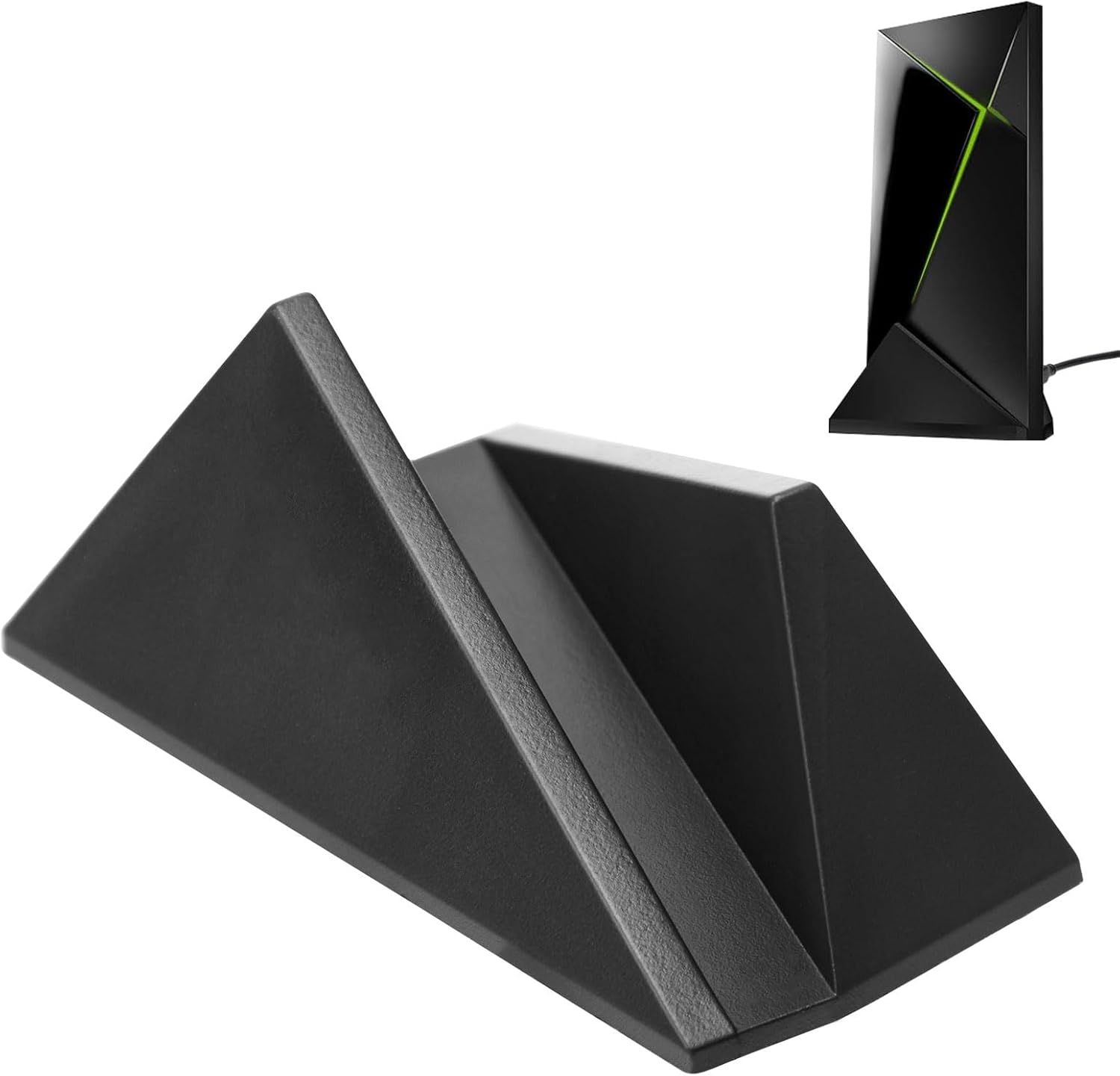 Vertical Stand Organizer Compatible with Nv-idia Shield Android TV (2017/2019 Pro Models) / Durable Composite TV Mount