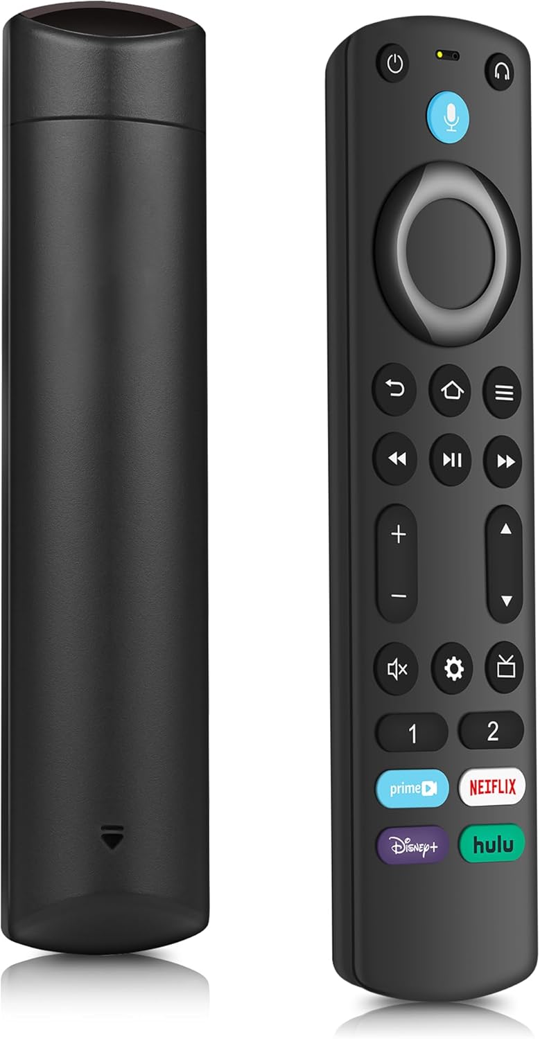 Replacement-Voice-Remote Fit for Fire-Smart TV Stick/TV Cube, Stick 4K/4K Max(1st / 2nd Gen), Stick HD/Lite, Smart TV 3rd Gen, Compatible with Insignia/Pioneer Smart TVs