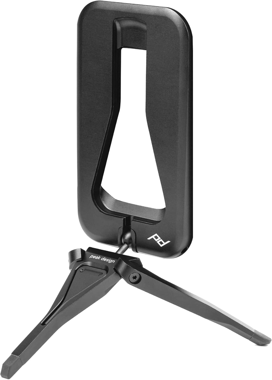Peak Design Mobile Tripod, Black, Compact Design, Portable and Pocket Friendly, MagSafe Compatible, SlimLink Mounting, Use It as a 3-Legged Stand, Kickstand or Grip, Phone Tripod Stand