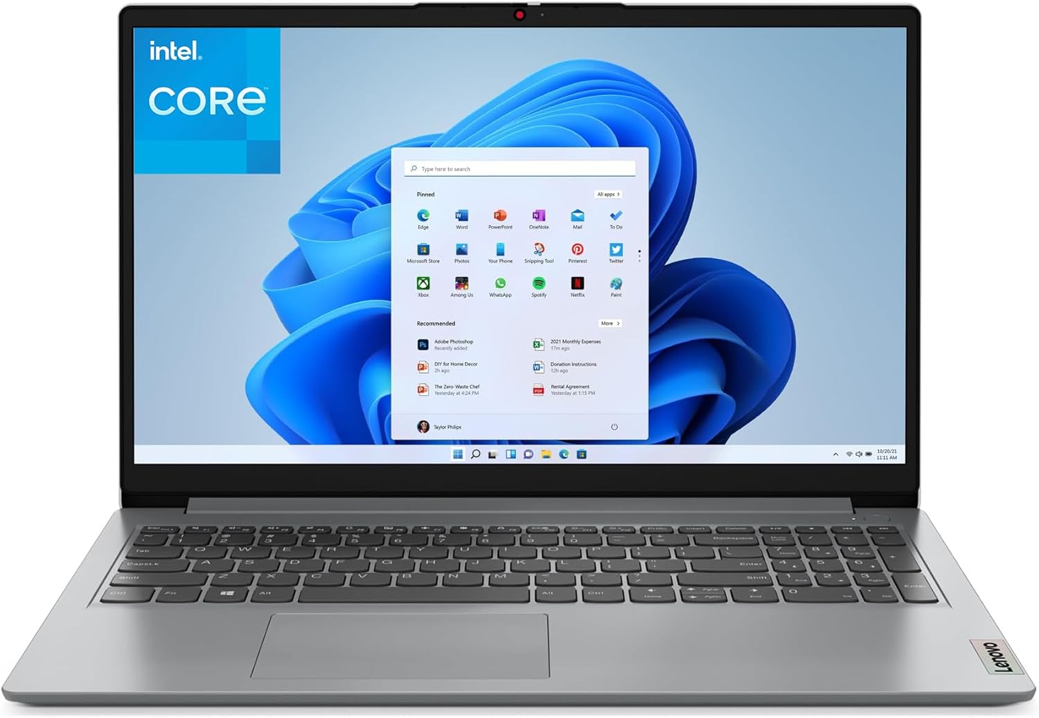 Lenovo Laptop Computers for Home Business Student Study, 15.6″ FHD, Intel Processor, 16GB DDR4 RAM, 1TB PCIe SSD, WiFi 6, Bluetooth 5.2, Type-C, Webcam, Numeric Keypad, Cloud Grey